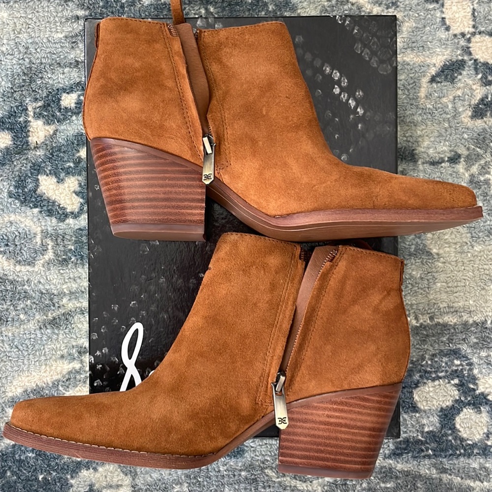 Sam Edelman Walden Suede Ankle Boots